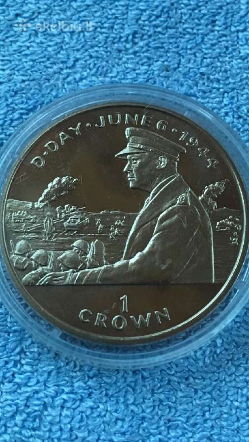 Moneta Isle of Man, 1994m. 1 krona, cu-ni