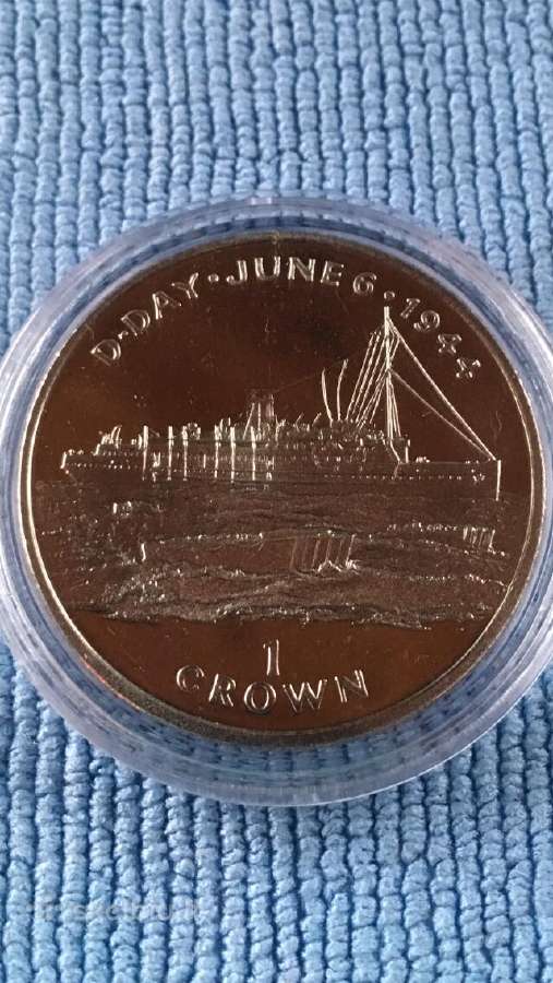 Moneta Isle of Man, 1994m. 1 krona, cu-ni