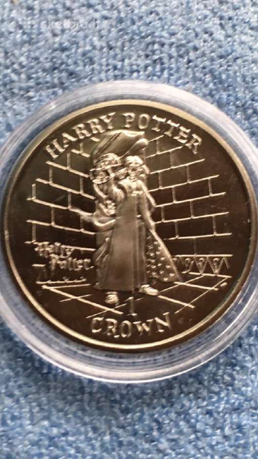 Moneta Isle of Man, 2002m. 1 krona, cu-ni