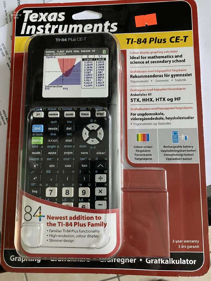 Texas Ti-84 Plus CE-t kalkuliatorius Pythonedition - nuotraukos Nr. 10