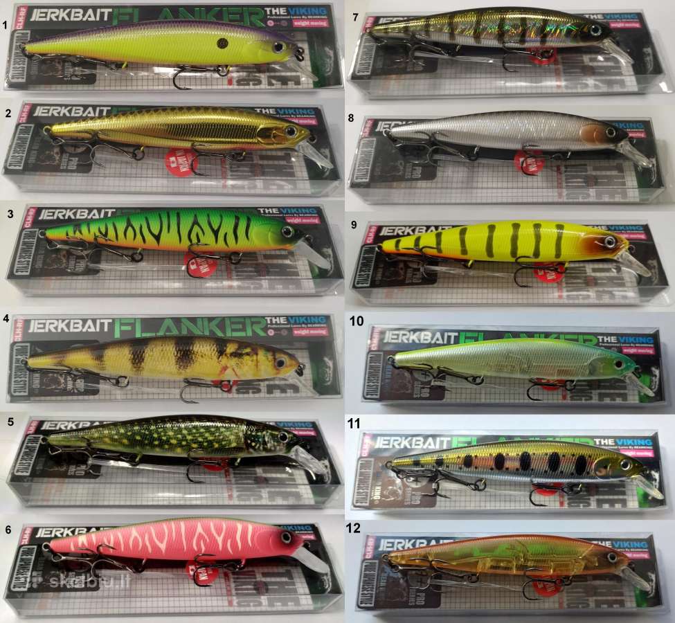 Zipbaits, Megabass, Jackall, Imakatsu Duo analogai - nuotraukos Nr. 8