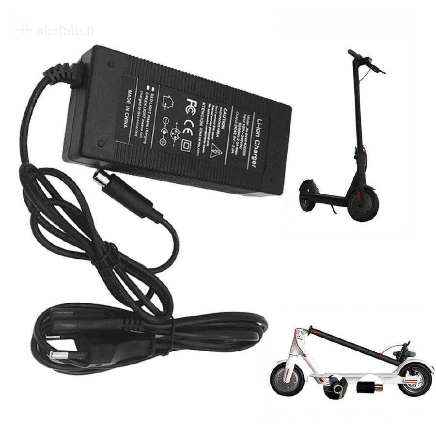 Segway Ninebot G30 Es1 Es2 Es4 įkroviklis pakrovėj - nuotraukos Nr. 7