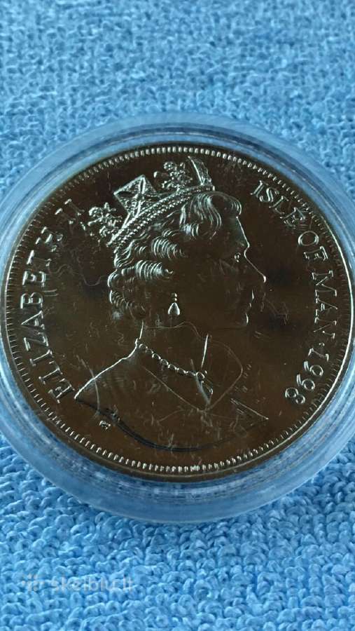 Moneta Isle of Man 1998m. 1 krona, cu-ni - nuotraukos Nr. 2