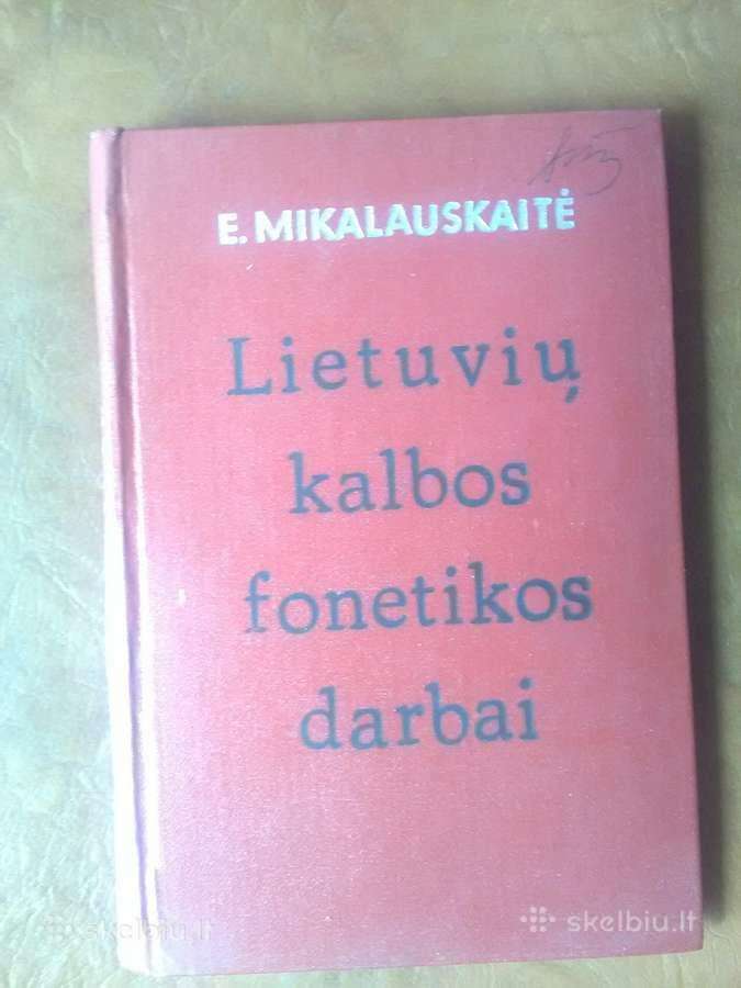 Lietuvos kalbos fonetikos darbai