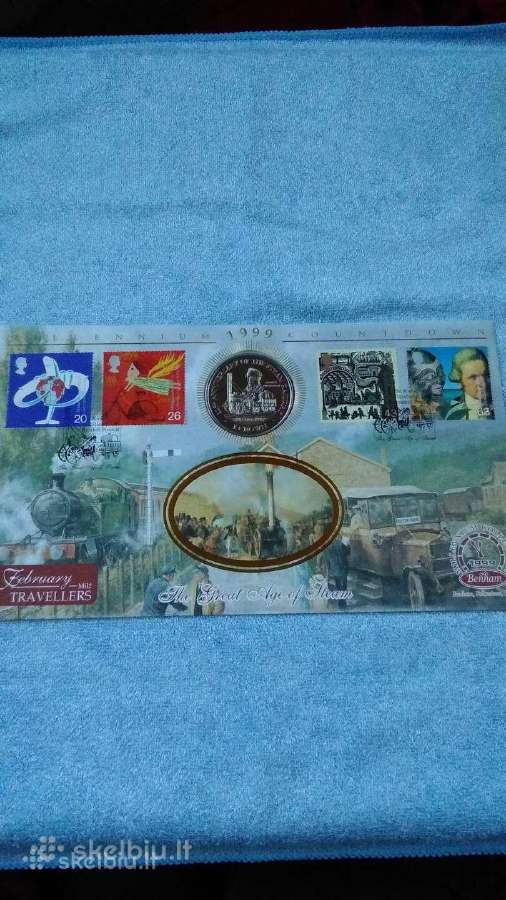 Moneta Isle of Man 1998m. 1 krona, cu-ni - nuotraukos Nr. 3
