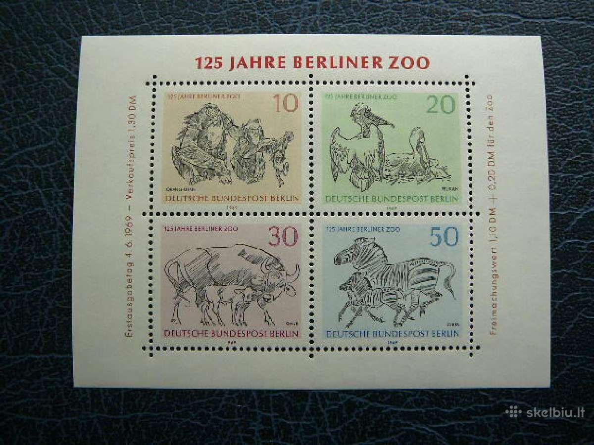 Zverys Zoo Vokietija Berlynas Mnh vkt338
