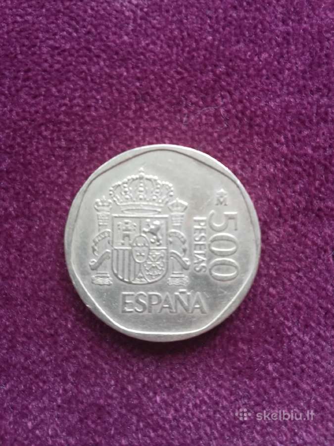 500 pesetas, 1988 m. ir 1989 m. - nuotraukos Nr. 2