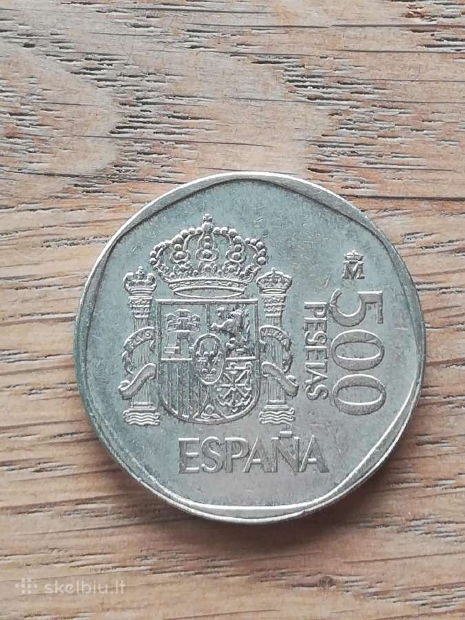 500 pesetas, 1988 m. ir 1989 m. - nuotraukos Nr. 4