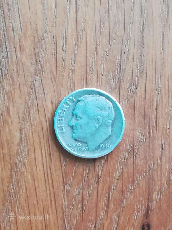1 daimas, 1946 m. (One dime) silver.