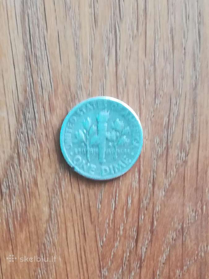 1 daimas, 1946 m. (One dime) silver. - nuotraukos Nr. 2