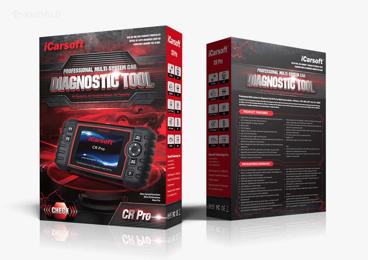 Automobilių diagnostikos įranga Obd check engine - nuotraukos Nr. 10