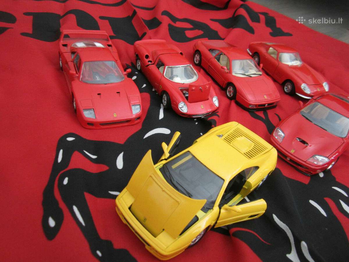 Ferrari 1:24 modeliai F40 f50 gto testarossa - nuotraukos Nr. 2