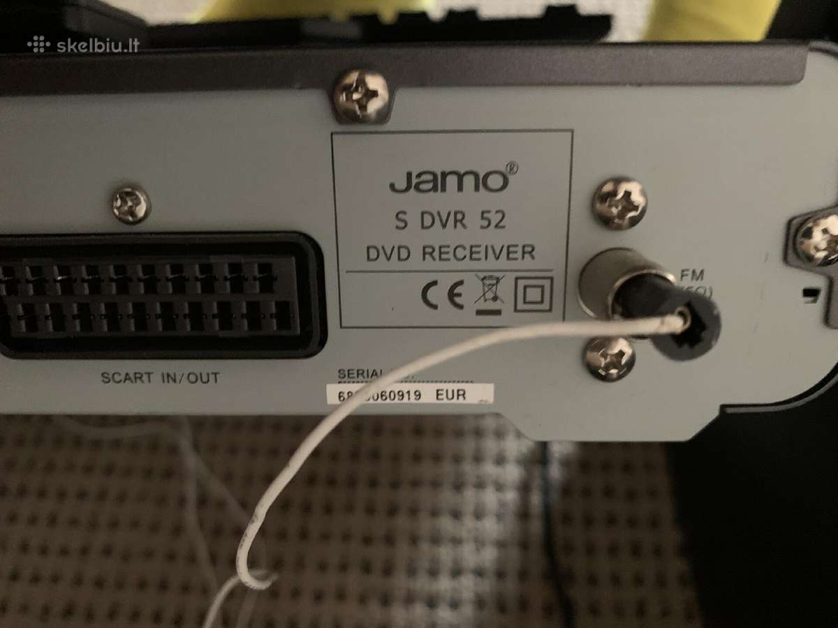Jamo S Dvr 52 Dvd receiver, speaker, subwoofer - nuotraukos Nr. 6