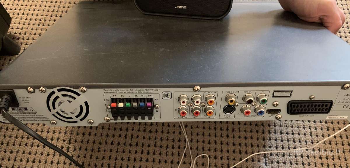 Jamo S Dvr 52 Dvd receiver, speaker, subwoofer - nuotraukos Nr. 7