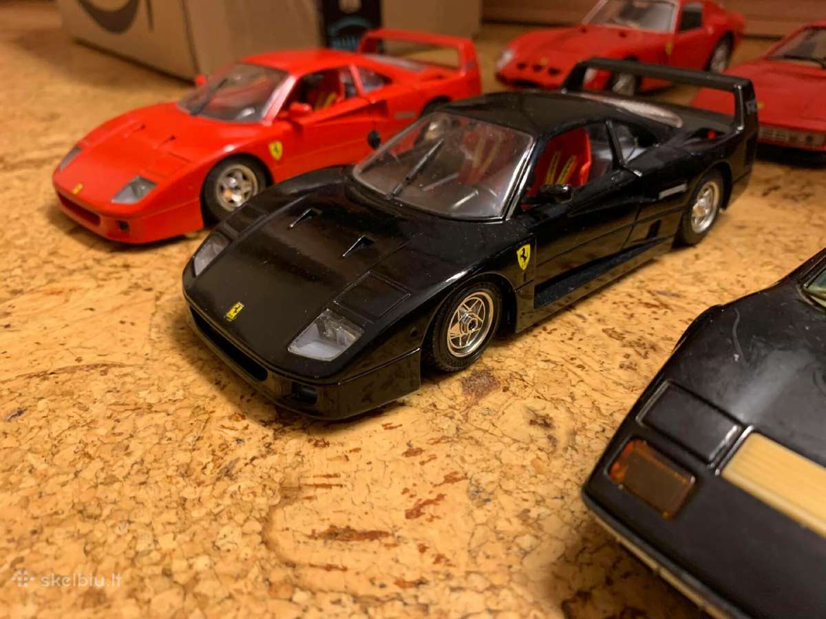 Ferrari 1:24 modeliai F40 f50 gto testarossa - nuotraukos Nr. 5