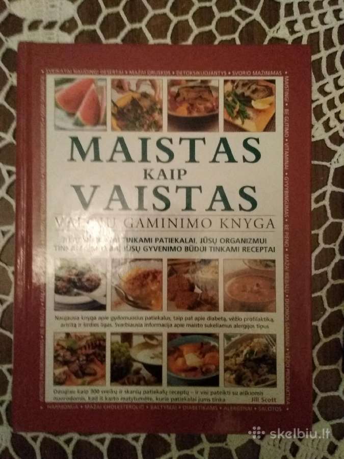 Parduoda knyga apie mityba