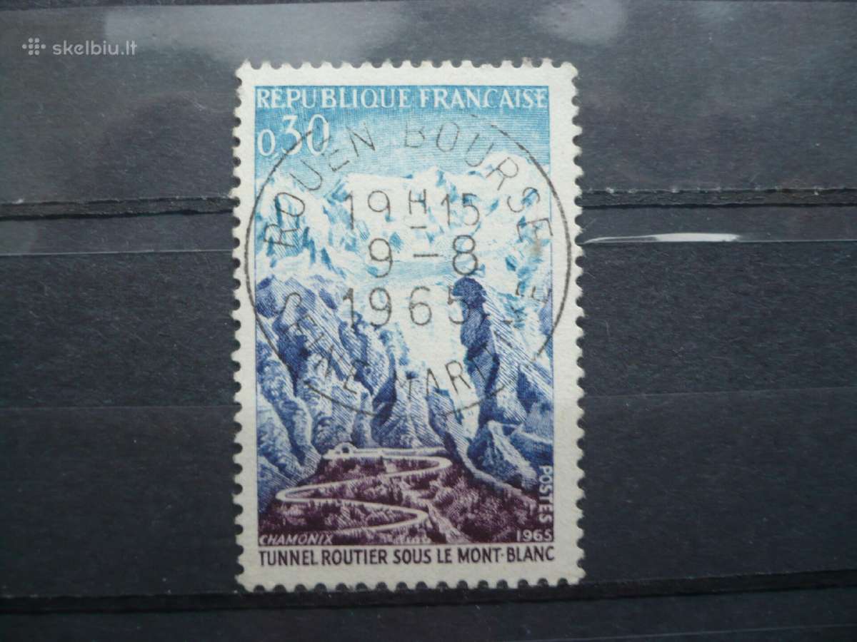 1965 m. Monblano kelio tunelio atidarymas