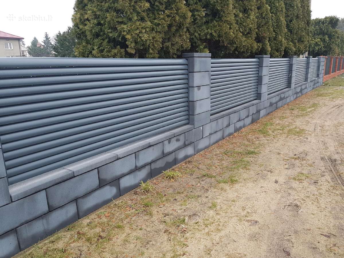 Tvoros Stulpo/ Mūro Blokeliai Lygaus Paviršiaus - nuotraukos Nr. 19