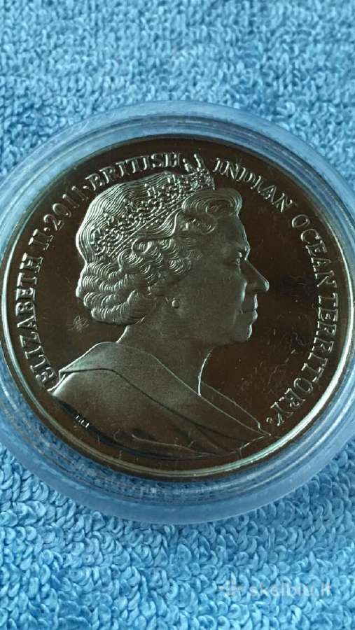 Moneta B.indian O.t. 2011m, 2 svarai, cu-ni - nuotraukos Nr. 2