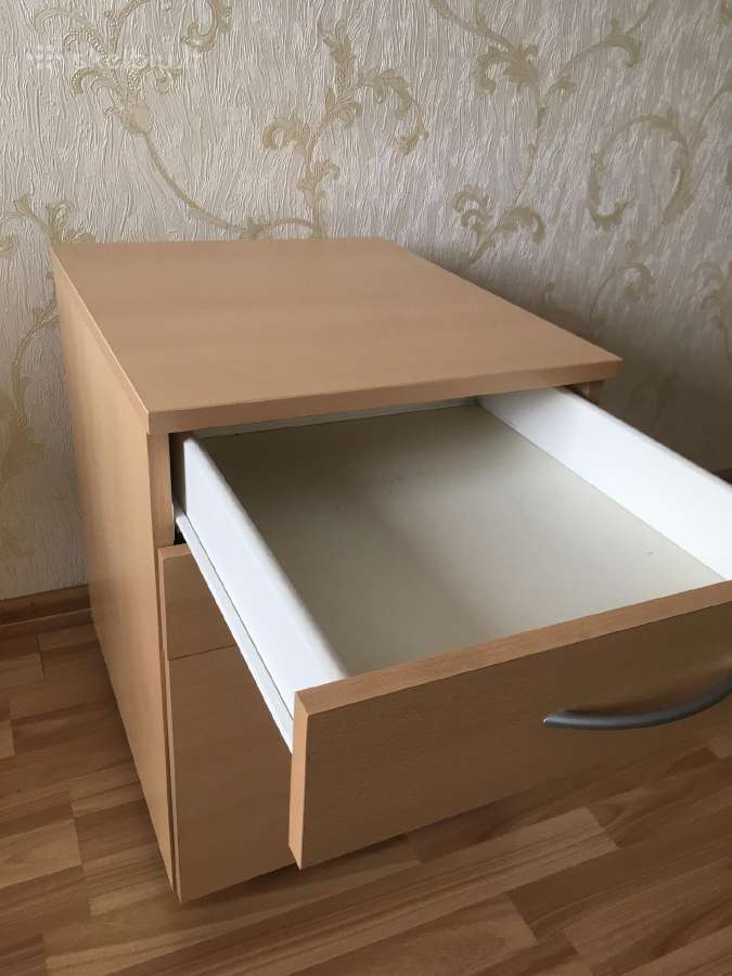Biuro ar namų spintelė su stalčiais ant ratukų - nuotraukos Nr. 3