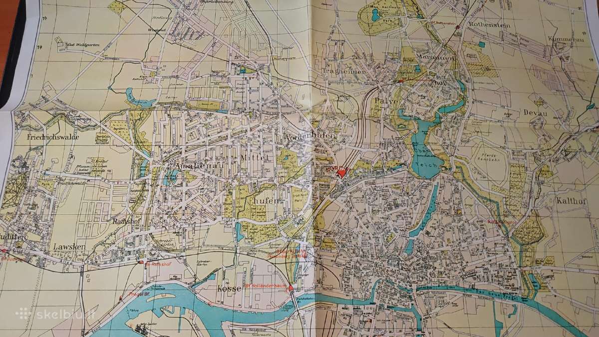 Konigsberg miesto planas 1938 m. - nuotraukos Nr. 4