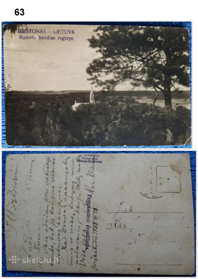 Nuotraukos Birštonas (prieškario)