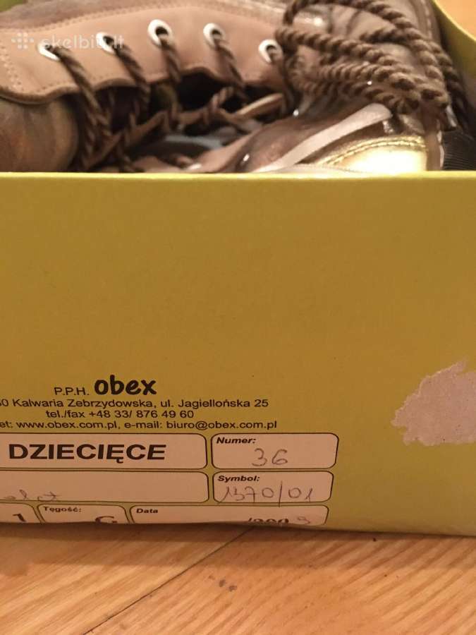 Bateliai Obex pavasario-rudens 36d.(22cm.)! - nuotraukos Nr. 3