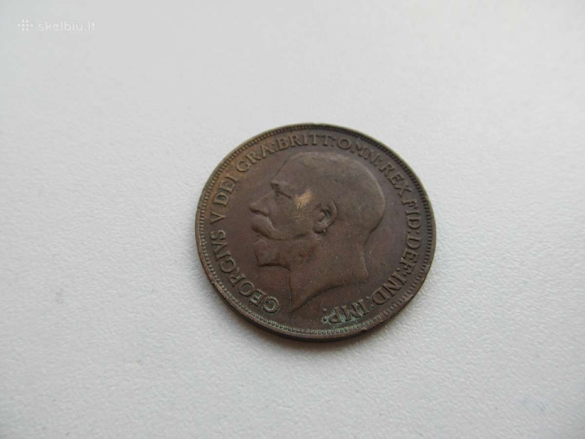 1 penny , Anglija , 1914