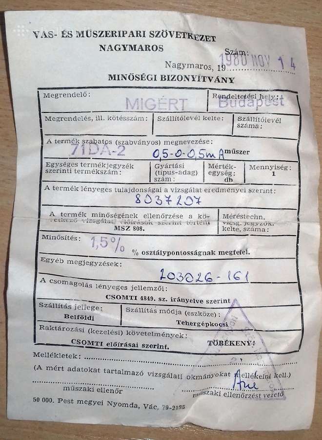 Miliampermetras - nuotraukos Nr. 5