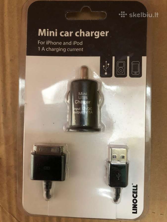 Laidas 12 V su Usb