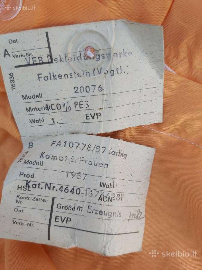 Nauji kombinezonai vokiškiški 5eu - nuotraukos Nr. 4