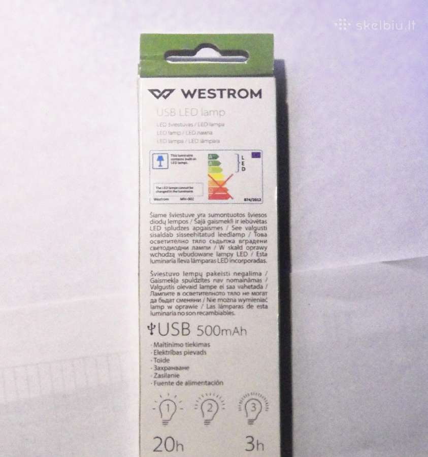 Parduodu kompiuterinę Usb Led lemputę - nuotraukos Nr. 3