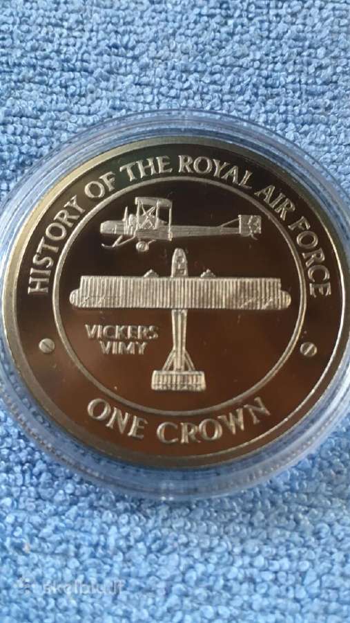 Moneta Gibraltar 2008m. 1 krona, cu-ni