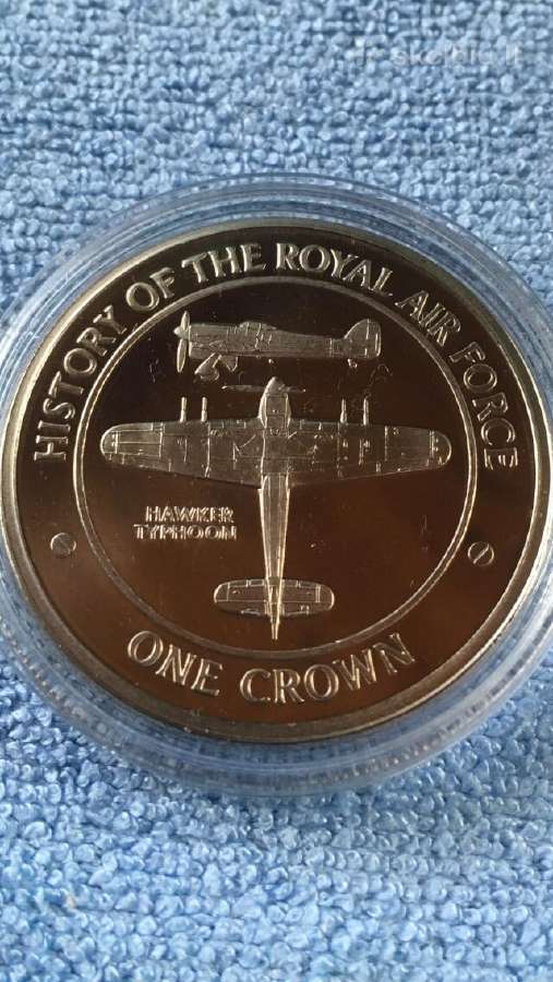 Moneta Gibraltar 2008m. 1 krona, cu-ni
