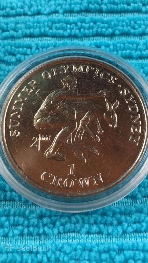 Moneta Gibraltar 1997m. 1 krona, cu-ni