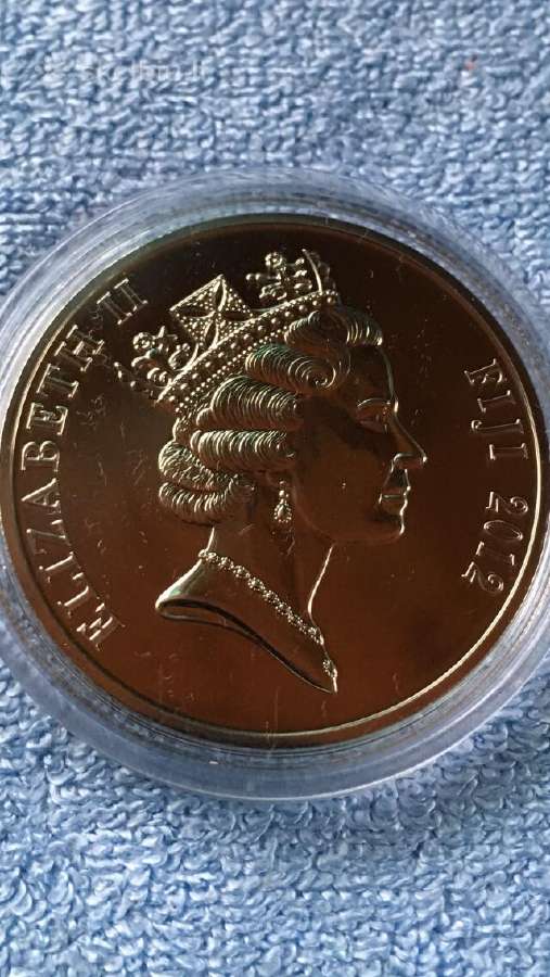 Moneta Fiji 2012m. 10 dollars, cu-ni - nuotraukos Nr. 2