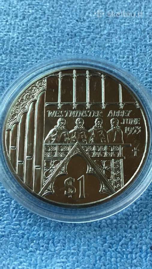 Moneta Fiji 2002m. 1 dollar, cu-ni