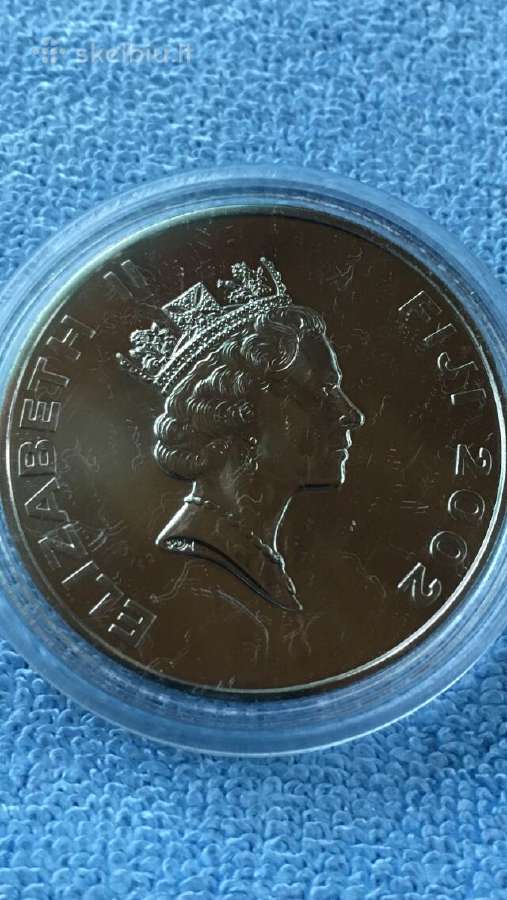 Moneta Fiji 2002m. 1 dollar, cu-ni - nuotraukos Nr. 2