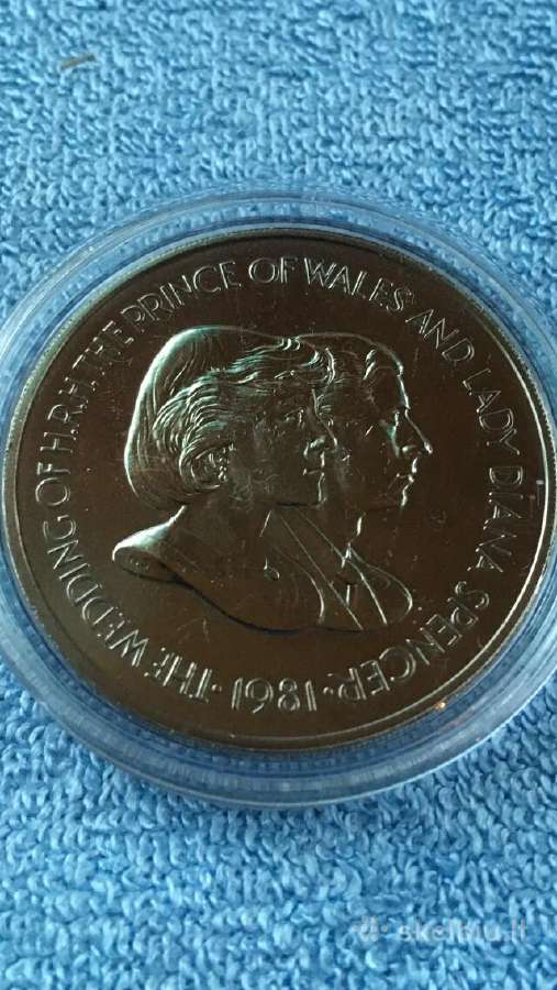 Moneta Falkland isl. 1981m. 50 centu, cu-ni