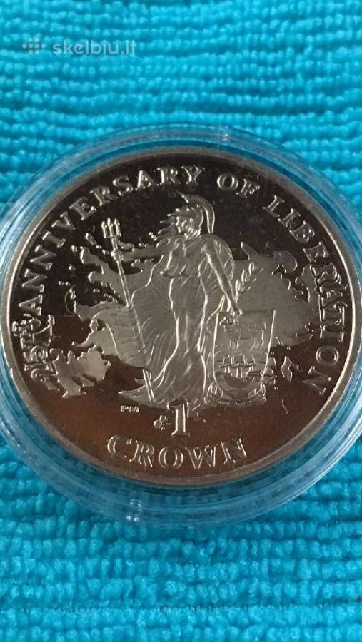 Moneta Falkland isl. 2007m. 1 krona, cu-ni