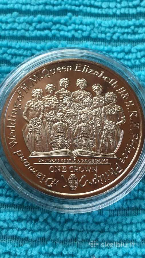 Moneta Falkland isl. 2007m. 1 krona, cu-ni