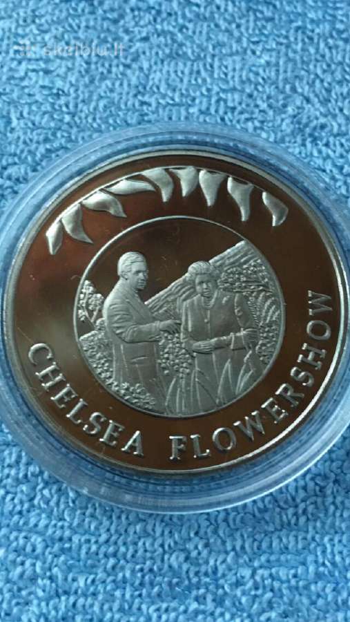 Moneta Falkland isl. 2002m. 50 centu, cu-ni