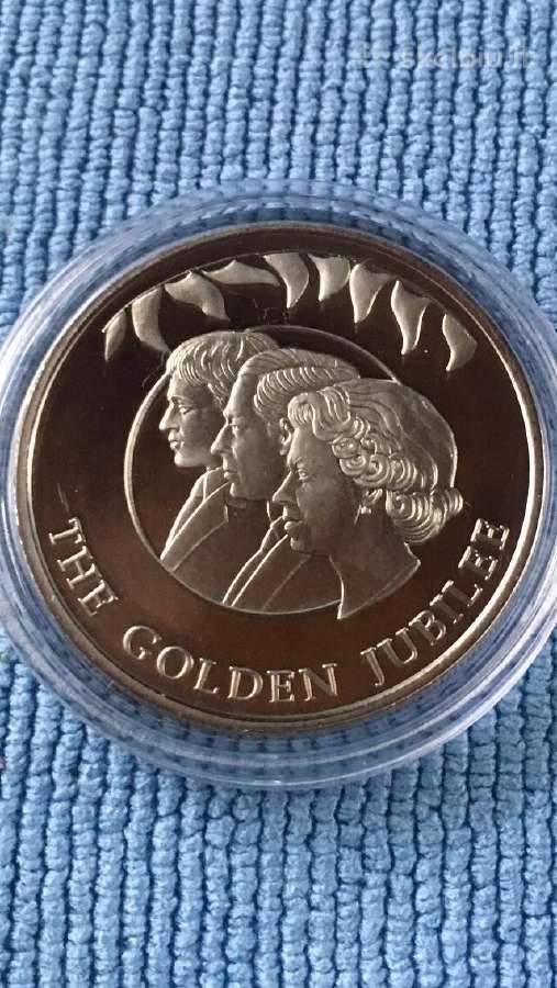 Moneta Falkland isl. 2002m. 50 centu, cu-ni