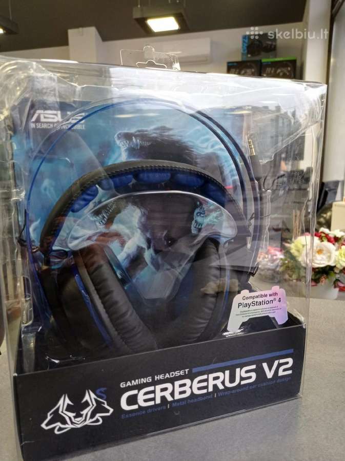 Žaidybinės ausinės Asus Cerberus V2 Gaming - nuotraukos Nr. 2