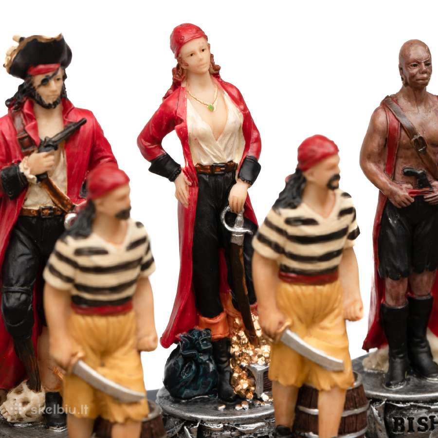Šachmatų komplektas Piratų Motyvais - nuotraukos Nr. 3