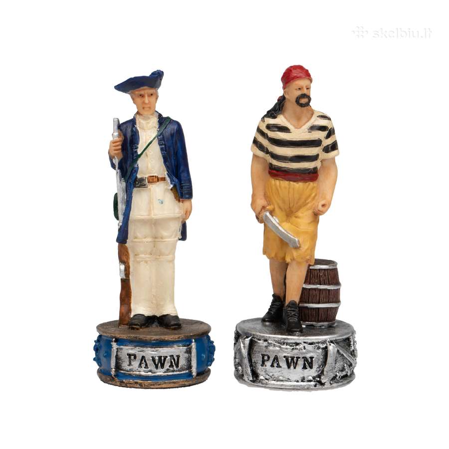 Šachmatų komplektas Piratų Motyvais - nuotraukos Nr. 11