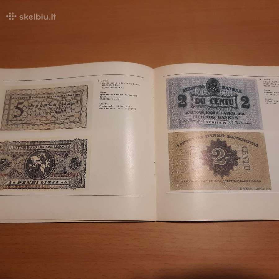 Pinigai Lietuvoje monetų ir banknotų knygelė - nuotraukos Nr. 4