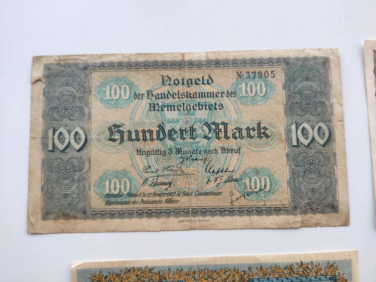 Memel/klaipėda 1922m pilnas rinkinis - nuotraukos Nr. 3