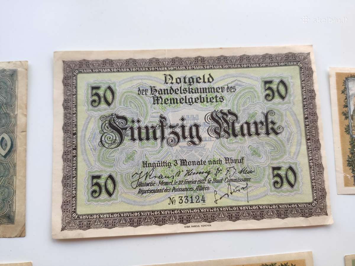 Memel/klaipėda 1922m pilnas rinkinis - nuotraukos Nr. 4