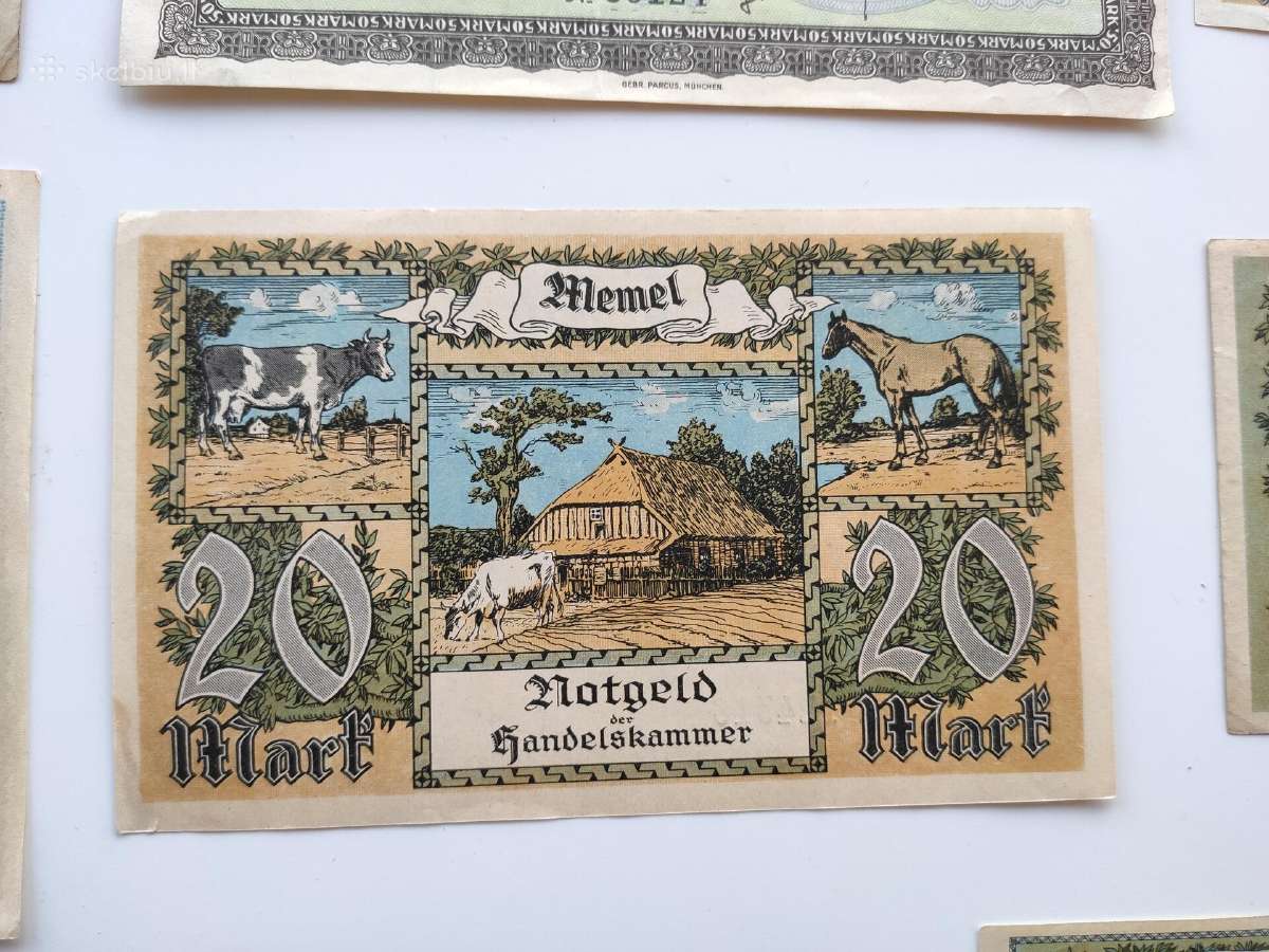 Memel/klaipėda 1922m pilnas rinkinis - nuotraukos Nr. 5